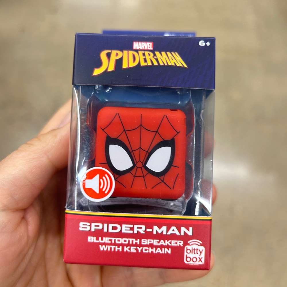 NWT Spider-Man Bluetooth Speaker with Keychain